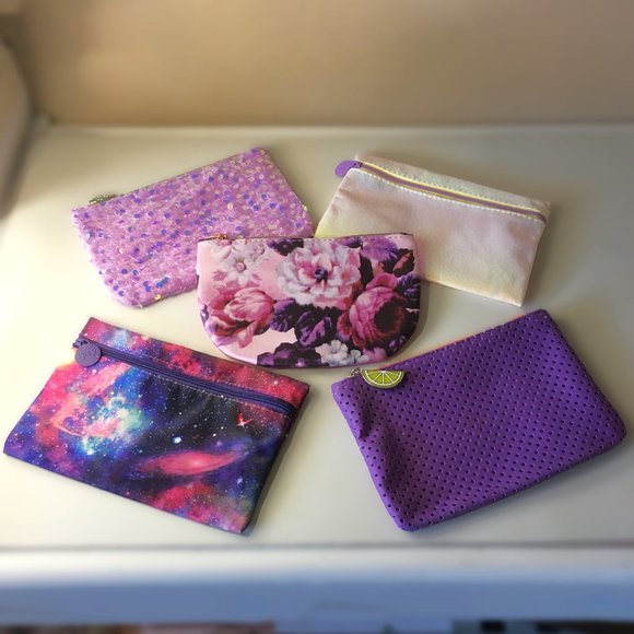 Zippered Make-Up Bags "The Lavendar Purple Collection" - Picture 2 of 16